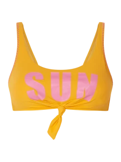 Aktion ? Banana Moon ? Bikini-Oberteil Mit Knotendetail - Gelb ?