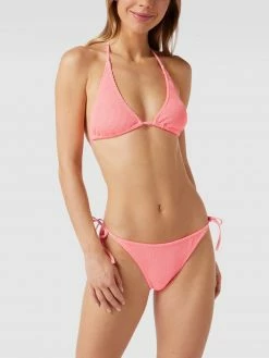 Neu ✔️ Guess ? Bikini-Oberteil Mit Schnürung - Neon Pink ?